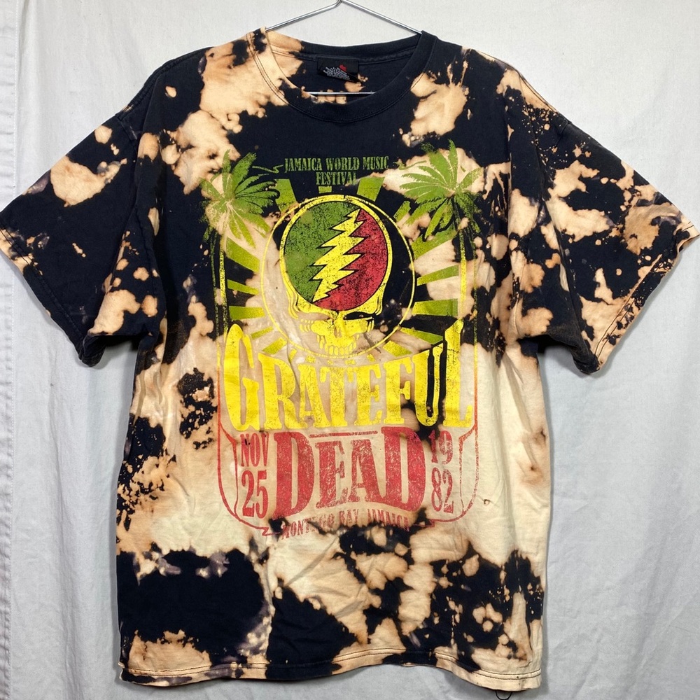 Vintage Grateful Dead bleached distressed tee 1X